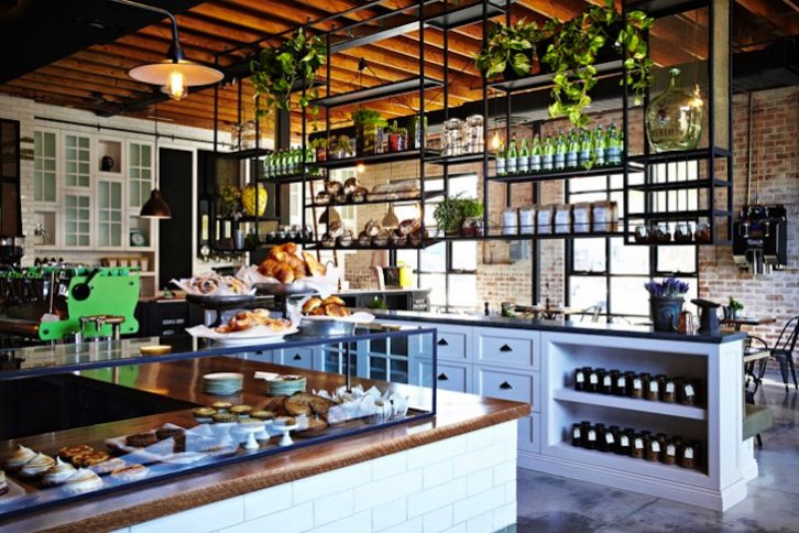 商业空间，餐饮空间，绿色餐厅设计，咖啡厅，文艺小店