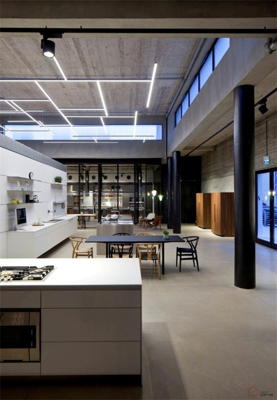 loft风格工作室展厅设计