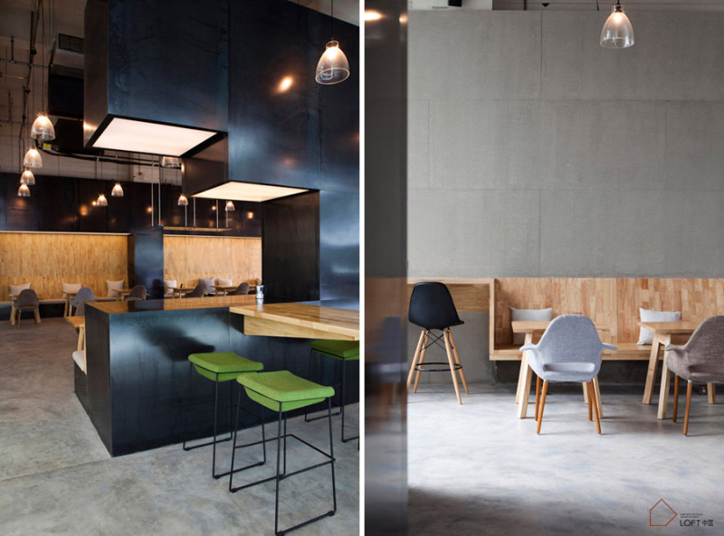 北京loft风格咖啡厅设计