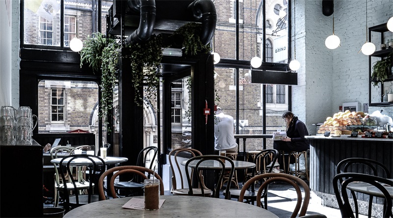 餐饮空间，伦敦咖啡馆设计，探店，咖啡厅设计，早午餐