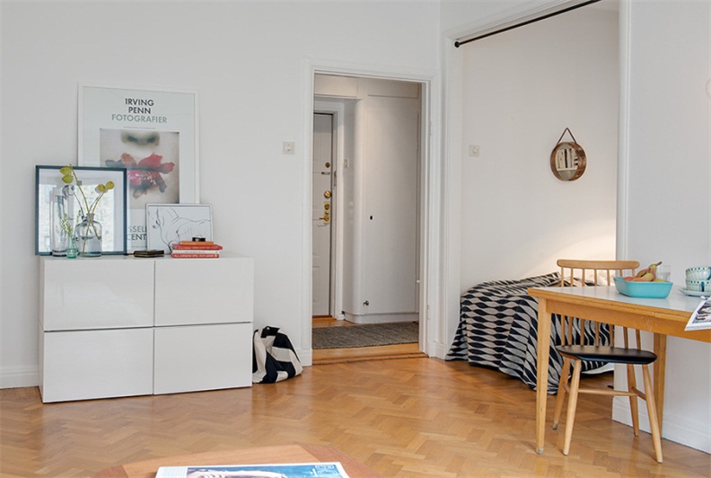瑞典44平米单身公寓