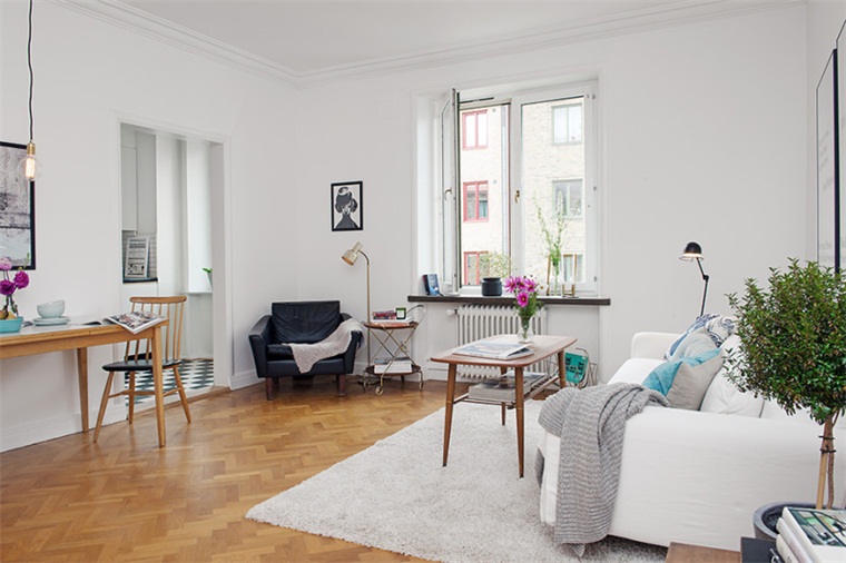 瑞典44平米单身公寓