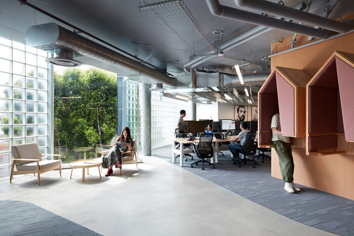 办公室设计，Airbnb办公室设计，办公空间，开放式办公室，Airbnb美国总部扩建