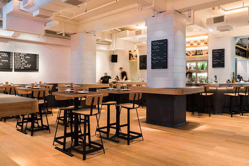 商业空间，餐饮空间，现代居酒屋概念餐厅，香港，包豪斯风格