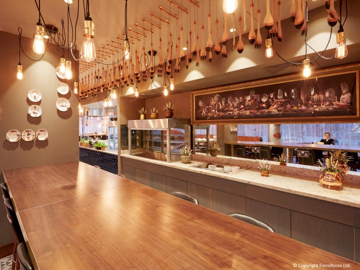 英国创意工业风勺子 & 叉子餐厅设计，创意工业风勺子 & 叉子餐厅设计