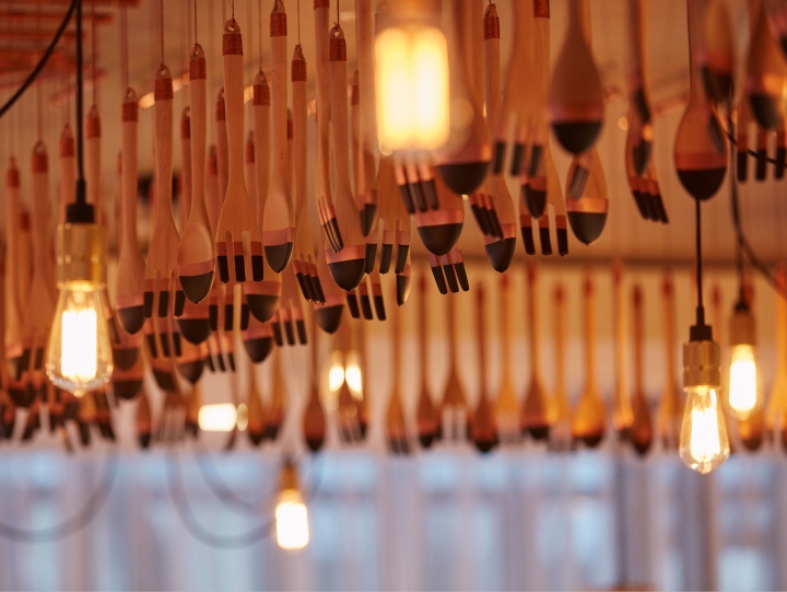 英国创意工业风勺子 & 叉子餐厅设计，创意工业风勺子 & 叉子餐厅设计