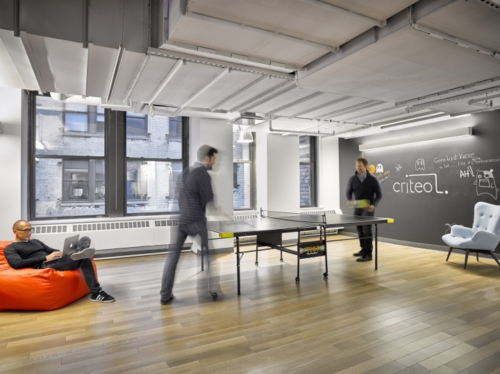 纽约工业风格Criteo 办公室设计，工业风格Criteo 办公室设计