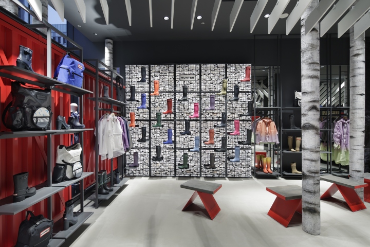 东京创意Hunter旗舰店设计，创意服装店设计