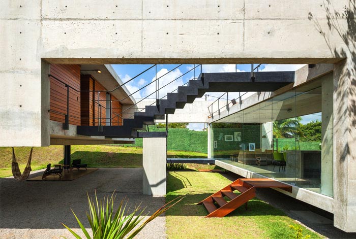 巴西现代别墅设计，别墅设计