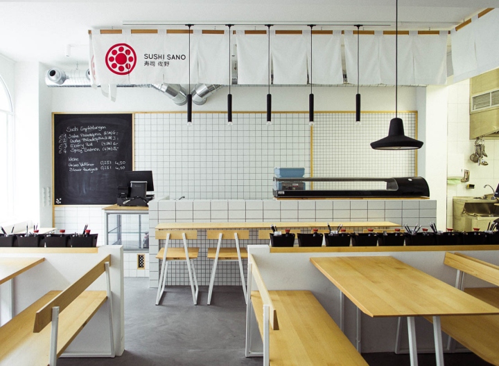  极简风格，日式餐厅，创意餐饮空间