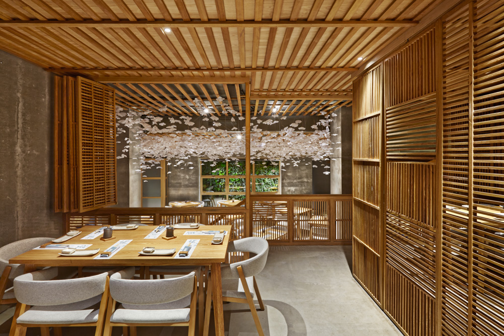 商业空间，餐饮空间，寿司店设计，日式风格餐厅