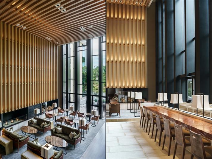 商业空间，酒店餐厅设计，四季酒店全日餐厅，日式传统风格，优雅风格