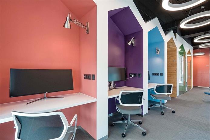 办公空间，办公室设计，科技公司办公室设计，现代风格办公室