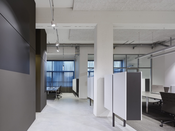 办公空间，咨询公司办公室设计，国外办公室设计，现代风格办公室设计，厂房改造