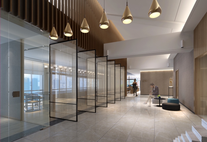 PleasantHouse贝森豪斯，深圳高新园办公室，现代风格办公室设计，简约时尚办公室设计，金融公司办公室设计