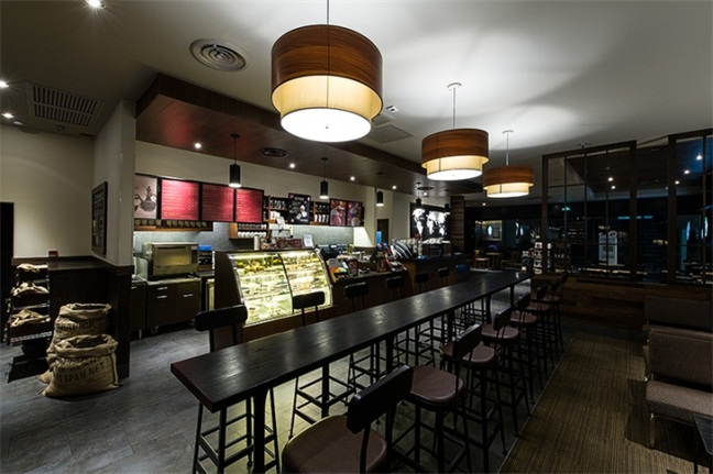  沈阳中兴星巴克咖啡厅 LOFT咖啡厅设计 LOFT风格装修效果图 创意咖啡厅 