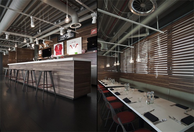 LOFT餐厅设计 LOFT风格装修效果图 耐克公司员工餐厅