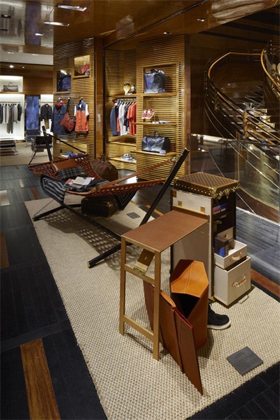 上海路易威登 Louis Vuitton LOFT风格专卖店装修设计效果图