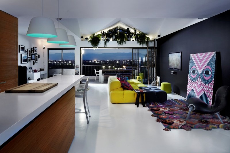 时尚公寓设计 斜顶阁楼设计 现代风格公寓设计 LOFT风格设计 
