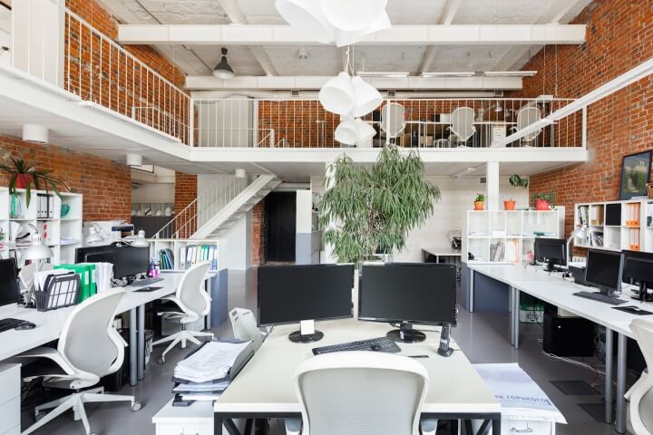 办公空间，工作室设计，现代风格办公室，设计师办公室设计，俄罗斯ARTEZA，工厂改造，红砖白墙