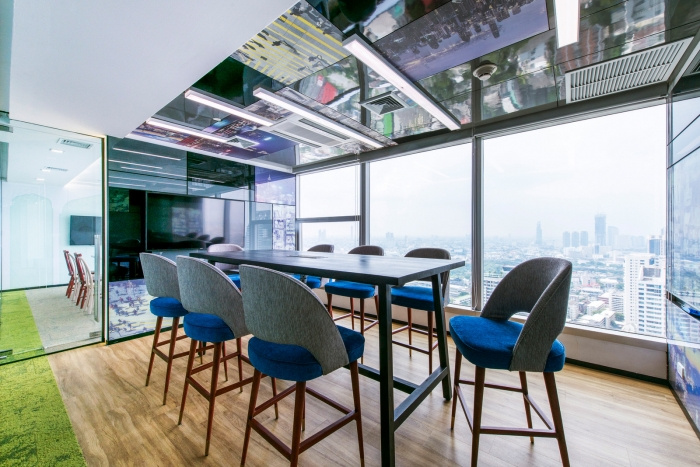 办公空间，办公室设计，泰国三星办公室设计，现代风格办公室设计，三星办公室设计
