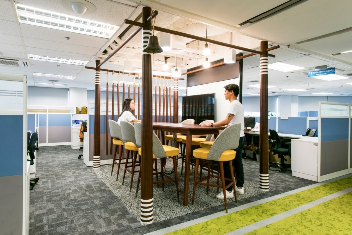 办公空间，办公室设计，泰国三星办公室设计，现代风格办公室设计，三星办公室设计