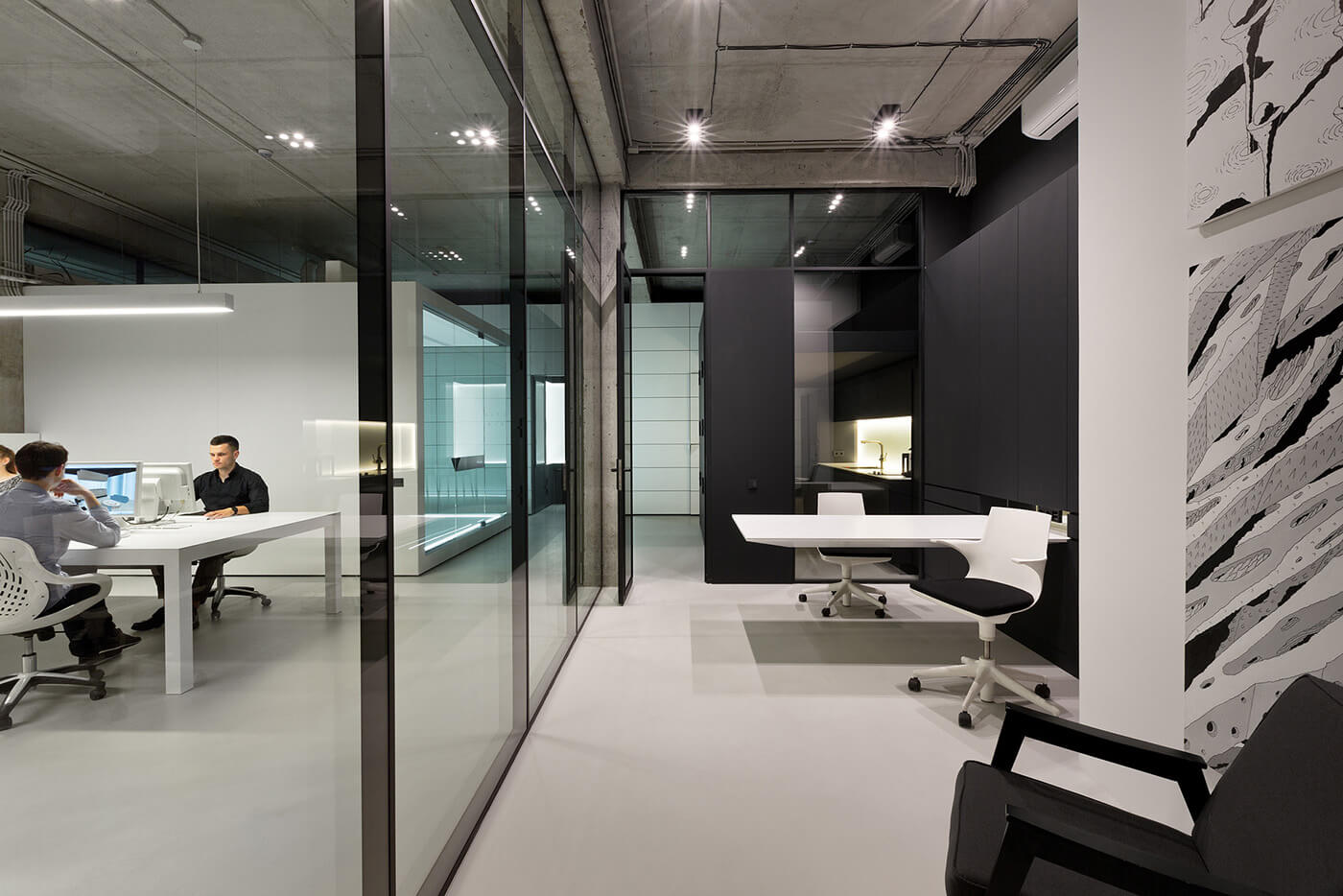 办公空间，办公室设计，现代风格办公室设计，简约风办公室，