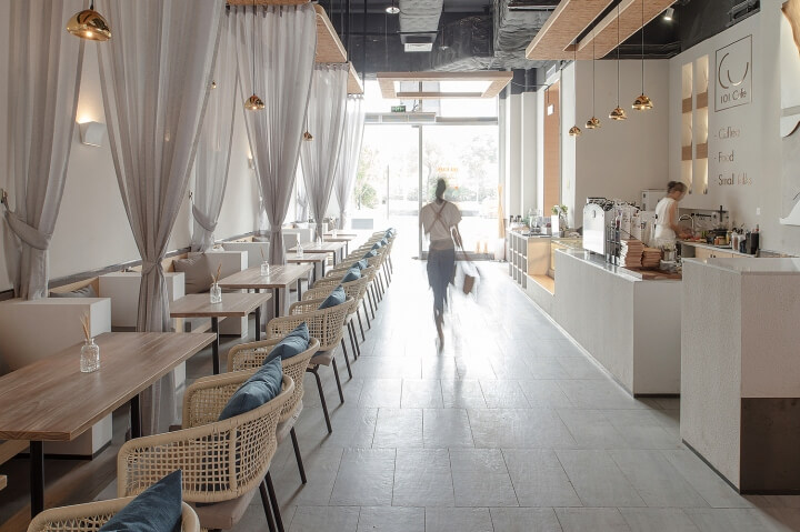 现代简约风，餐饮设计，咖啡厅设计，餐饮空间，长沙咖啡厅设计