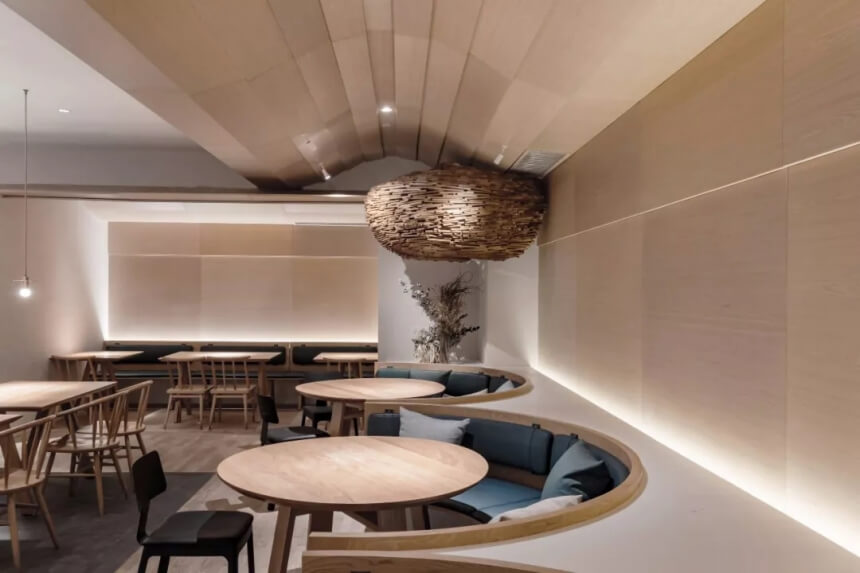 餐饮空间，北京APM店雁舍餐厅，古鲁奇设计，北京湘菜餐厅设计，雁舍餐厅