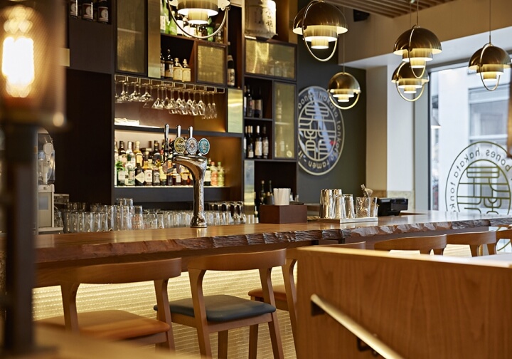 餐饮空间，英国餐厅设计，混搭风格设计，Blenheim Design，东西方混搭风