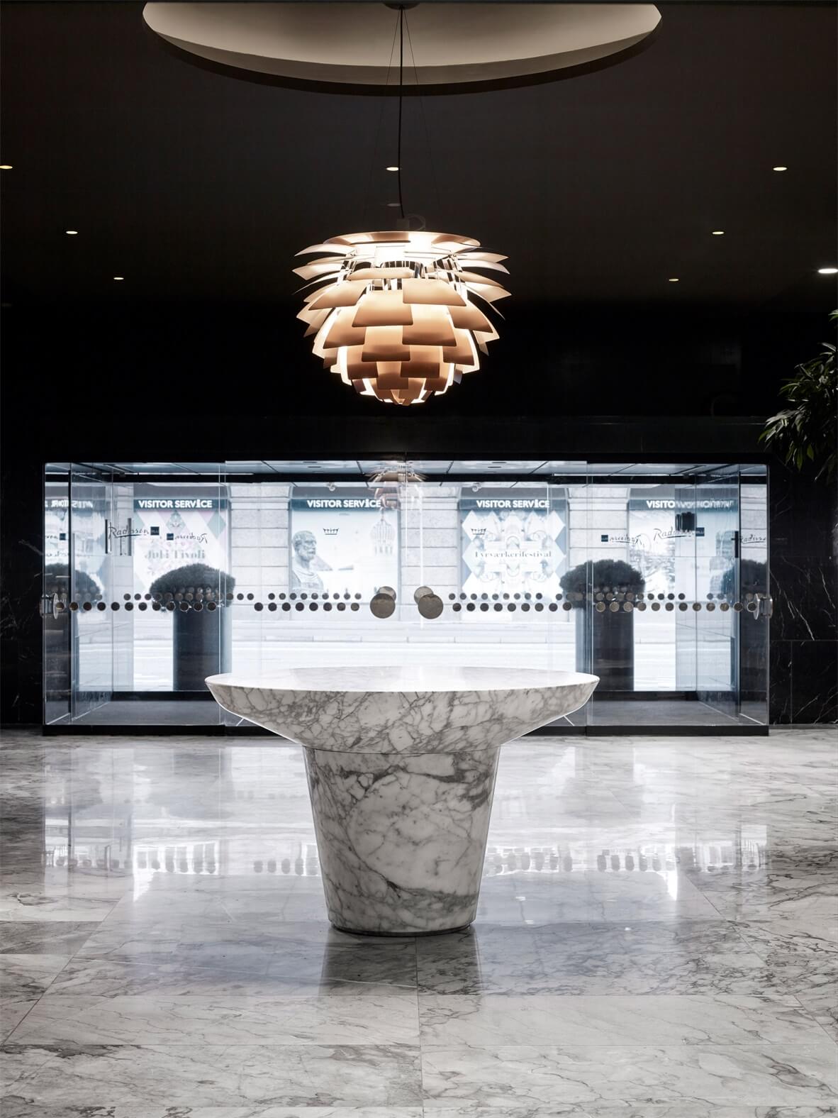 酒店空间，酒店翻新，拉迪森皇家酒店，丹麦设计师Arne Jacobsen，丹麦Space Copenhagen设计工作室，现代主义