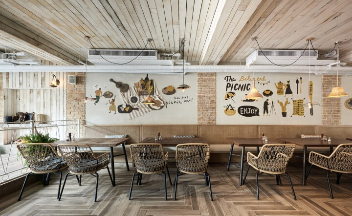 餐饮空间，台北餐厅设计，台北薄多义餐厅，HAO design，好室设计