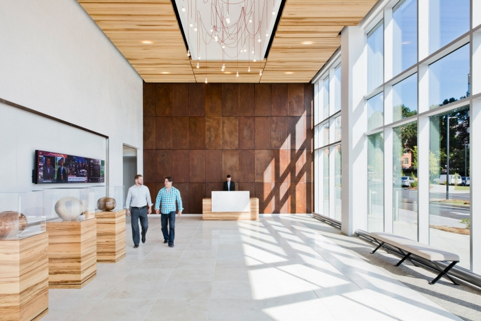 办公空间，国外办公室设计，广告代理公司办公室设计，现代风格办公室设计，Gensler，美国南卡罗来纳州