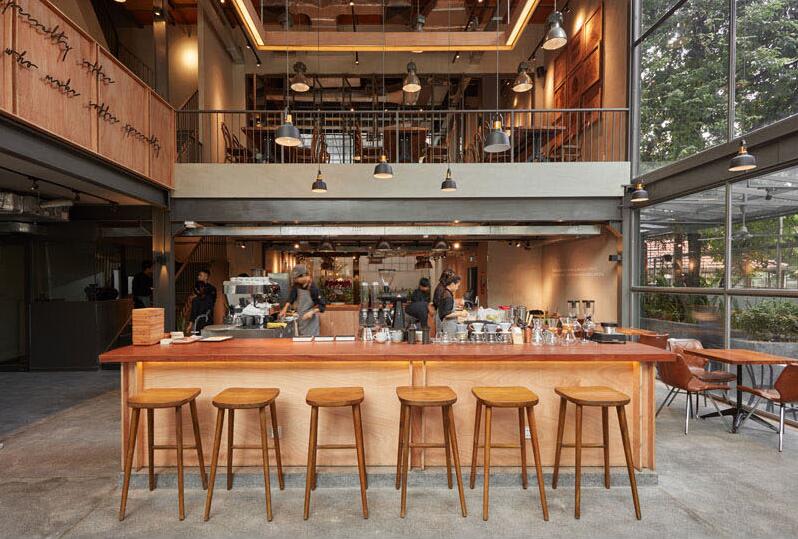 餐饮空间，咖啡厅设计，国外咖啡店设计，泰国The Coffee House，Bo Design＆Construction