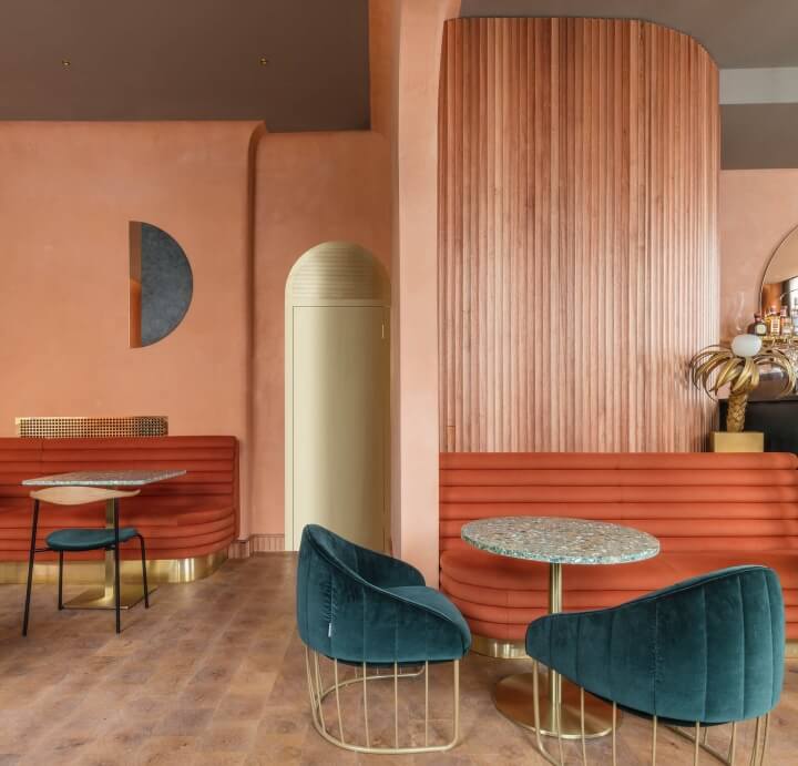餐饮空间，酒吧餐厅设计，伦敦餐厅设计，地中海风情酒吧餐厅设计，西班牙设计公司Sella Concept，Omar’s Place