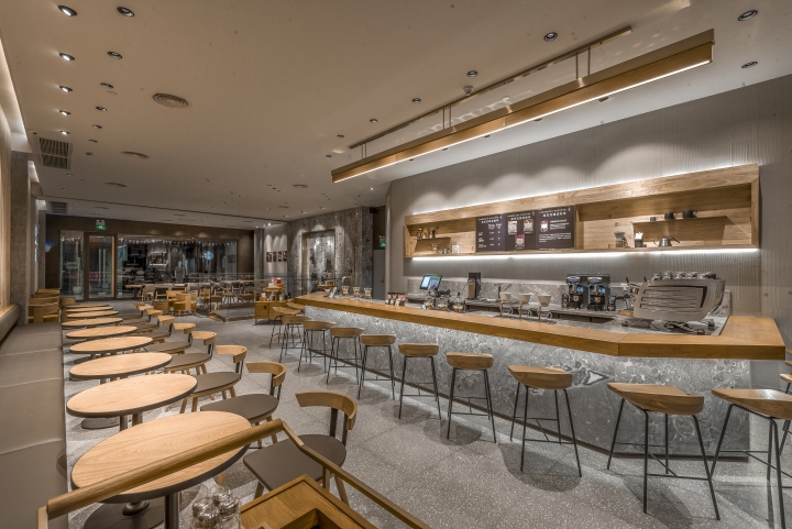 餐饮空间设计,星巴克咖啡店设计，国内星巴克设计，咖啡店设计