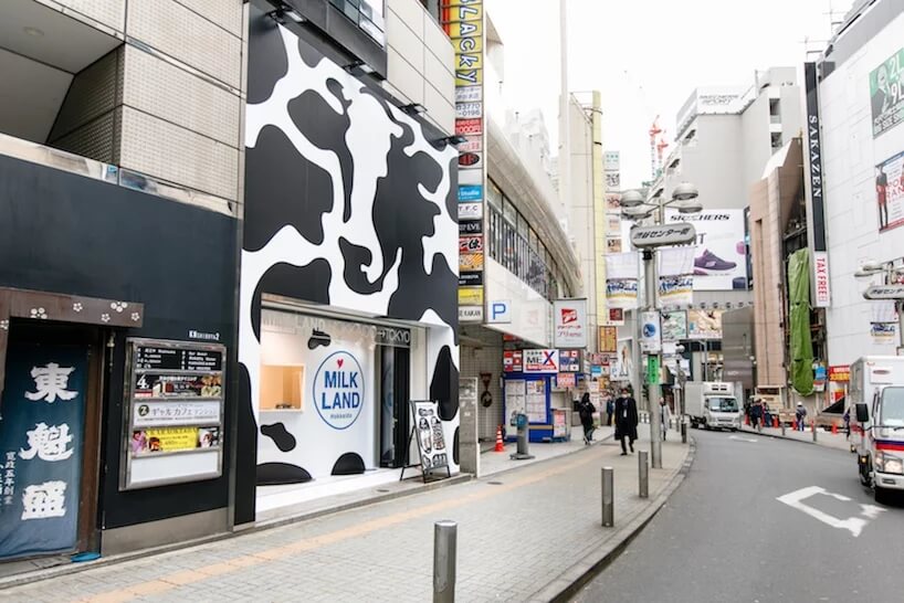 商业空间，日本奶制品商店设计，日本小店设计，奶牛元素，ryusuke nanki设计，日本北海道牛奶地