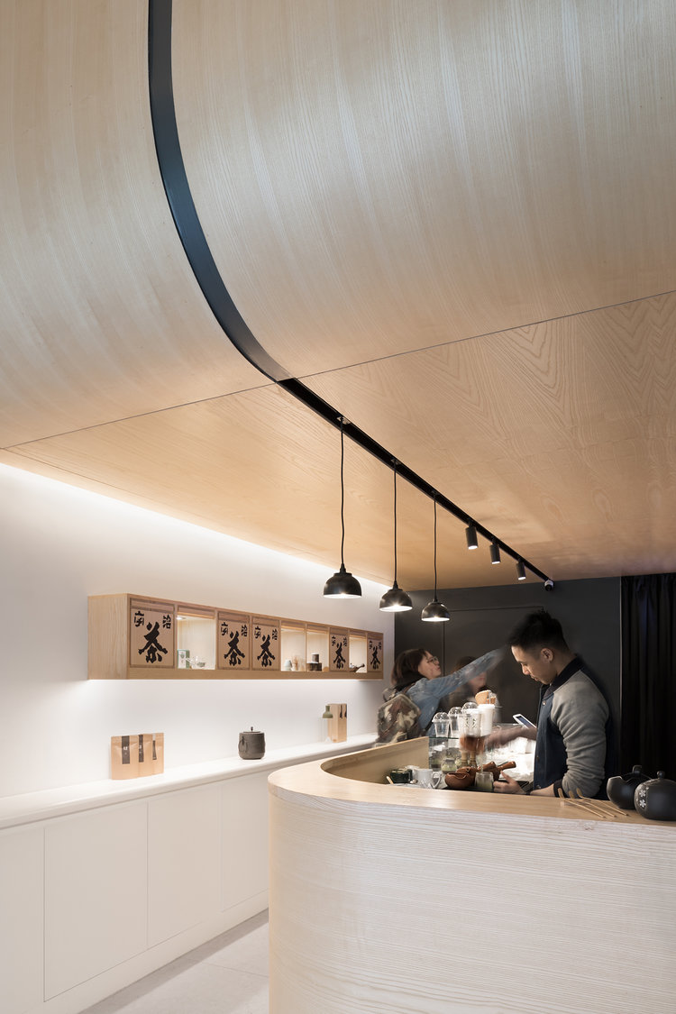 伦敦餐饮小店设计，餐饮空间，日式风格，茶室设计