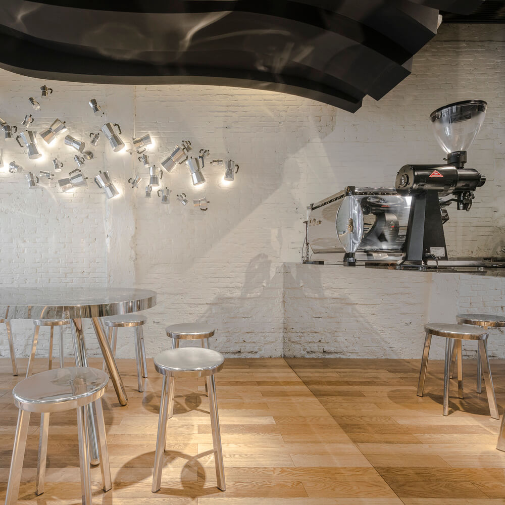 餐饮空间，咖啡厅设计，上海石库门改造，国内咖啡厅设计，上海Fumi咖啡厅，小空间设计