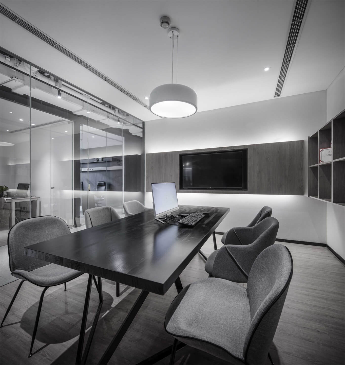 办公空间，设计公司办公室设计，予舍予筑办公室设计，极简主义风格办公室