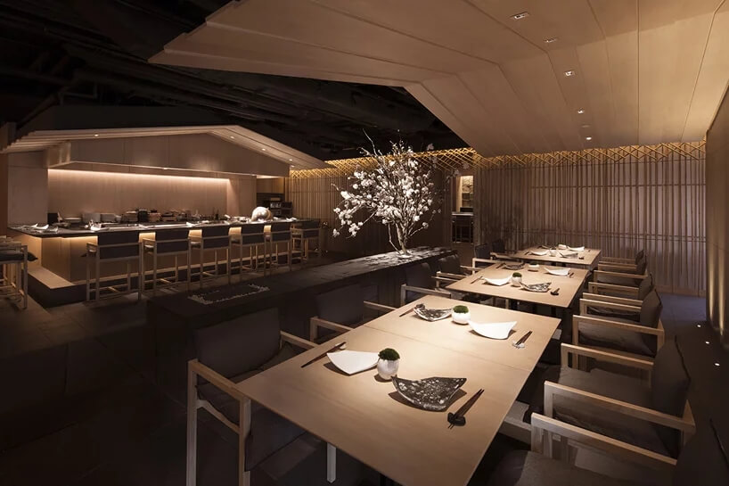 餐饮空间，餐厅设计，香港餐厅设计，香港Také餐厅设计，隈研吾设计