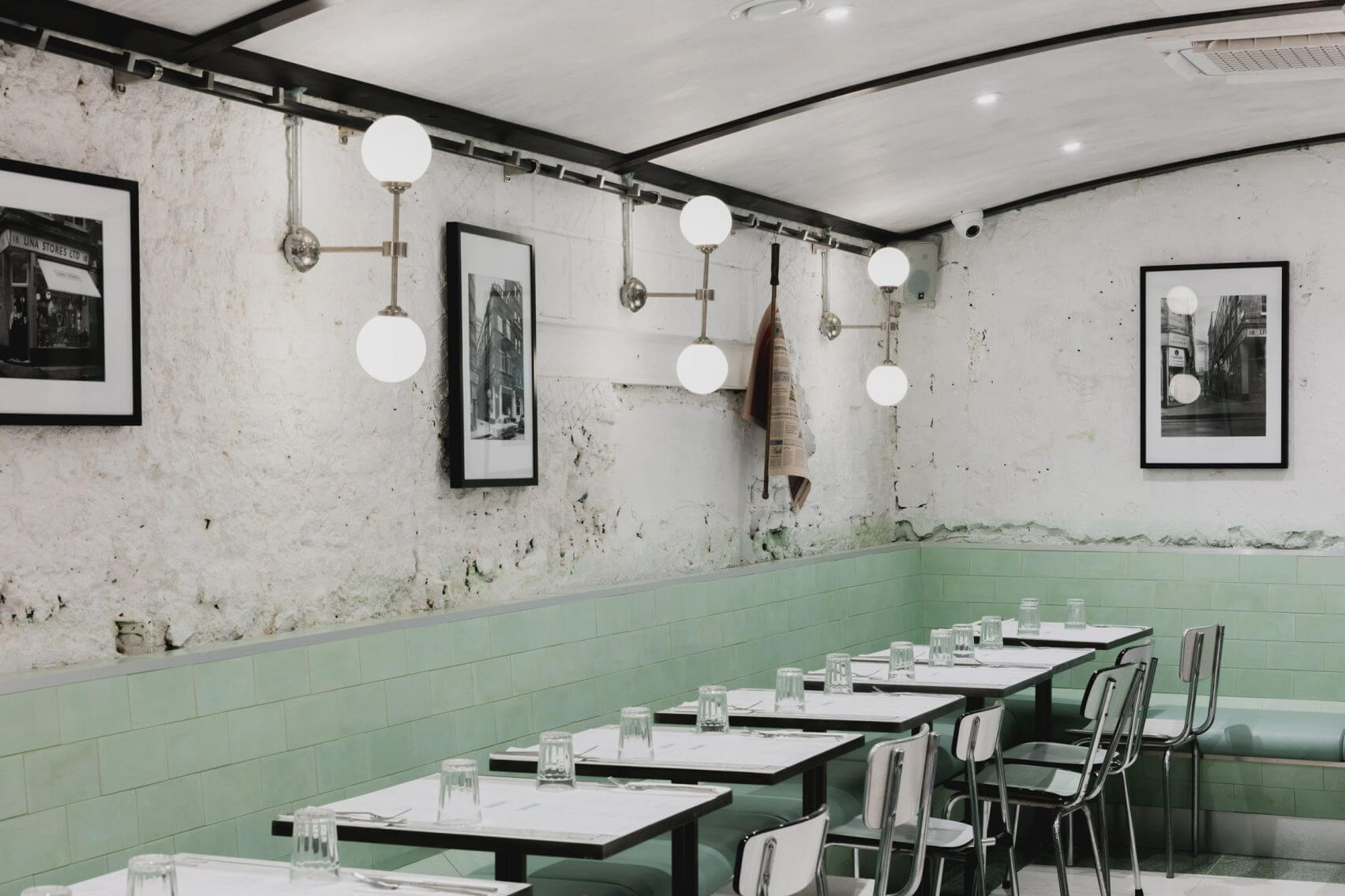 餐饮空间，餐厅设计，小食店设计，伦敦复古风餐厅设计，熟食店设计