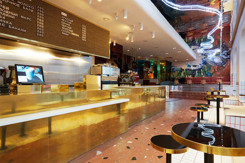 餐饮空间，咖啡馆设计，140平米咖啡馆设计，国外咖啡厅设计