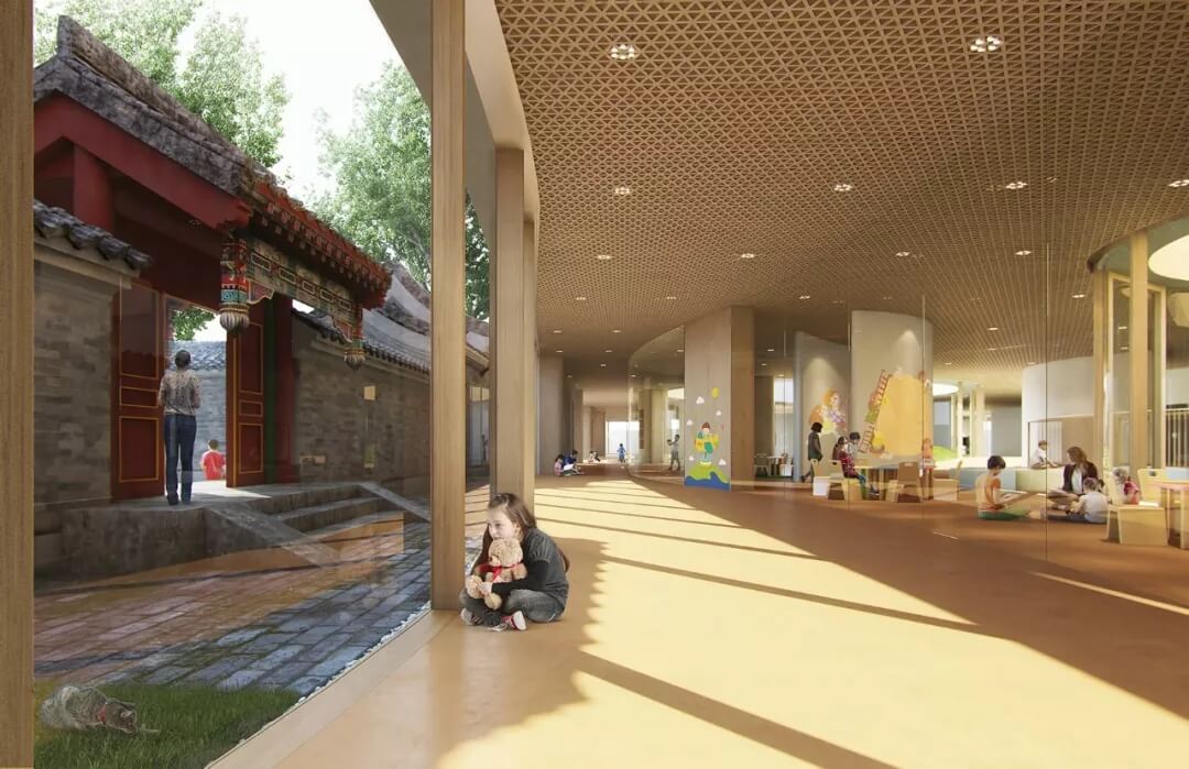 MAD，马岩松建筑事务所，幼儿园设计，北京，四合院改造，幼儿园改造设计