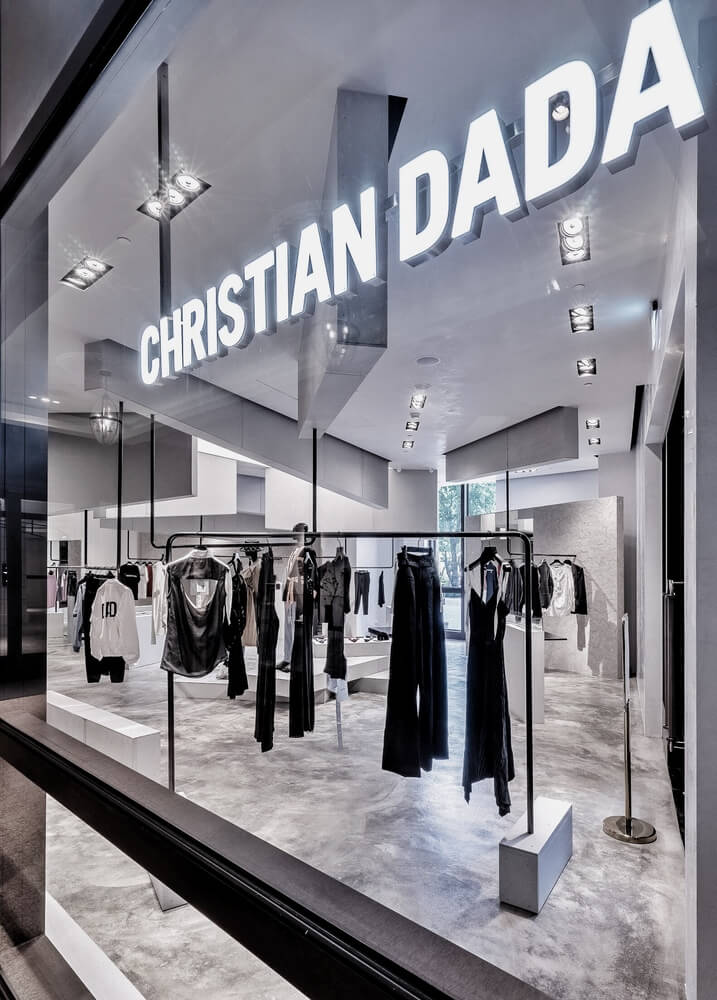 商业空间，Christian Dada台北旗舰店，时装品牌专卖店，服装店设计