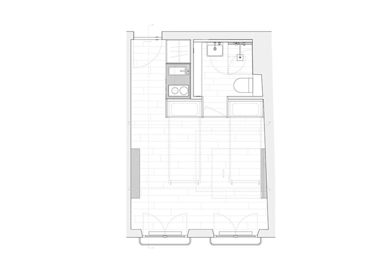 小户型，多功能空间，公寓改造，巴黎小公寓设计，十几平米住宅设计