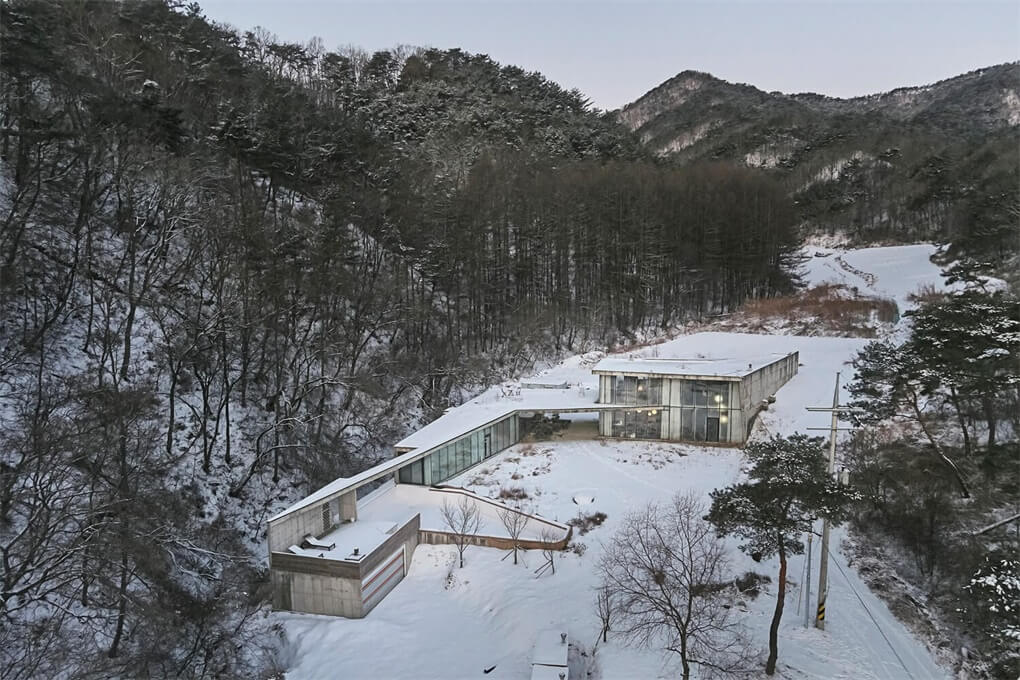 韩国室内设计，郊区建筑，住宅空间，国外室内设计，人与自然