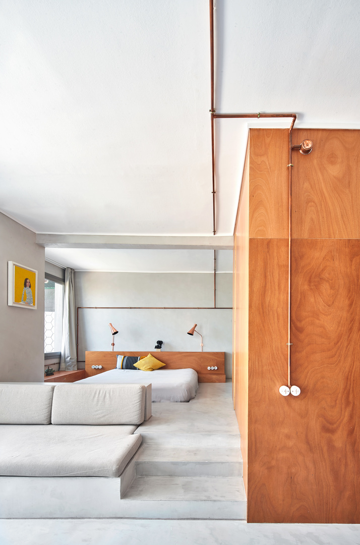 住宅空间，公寓翻新，小宅概念，公寓设计，50平米左右公寓设计，巴塞罗那