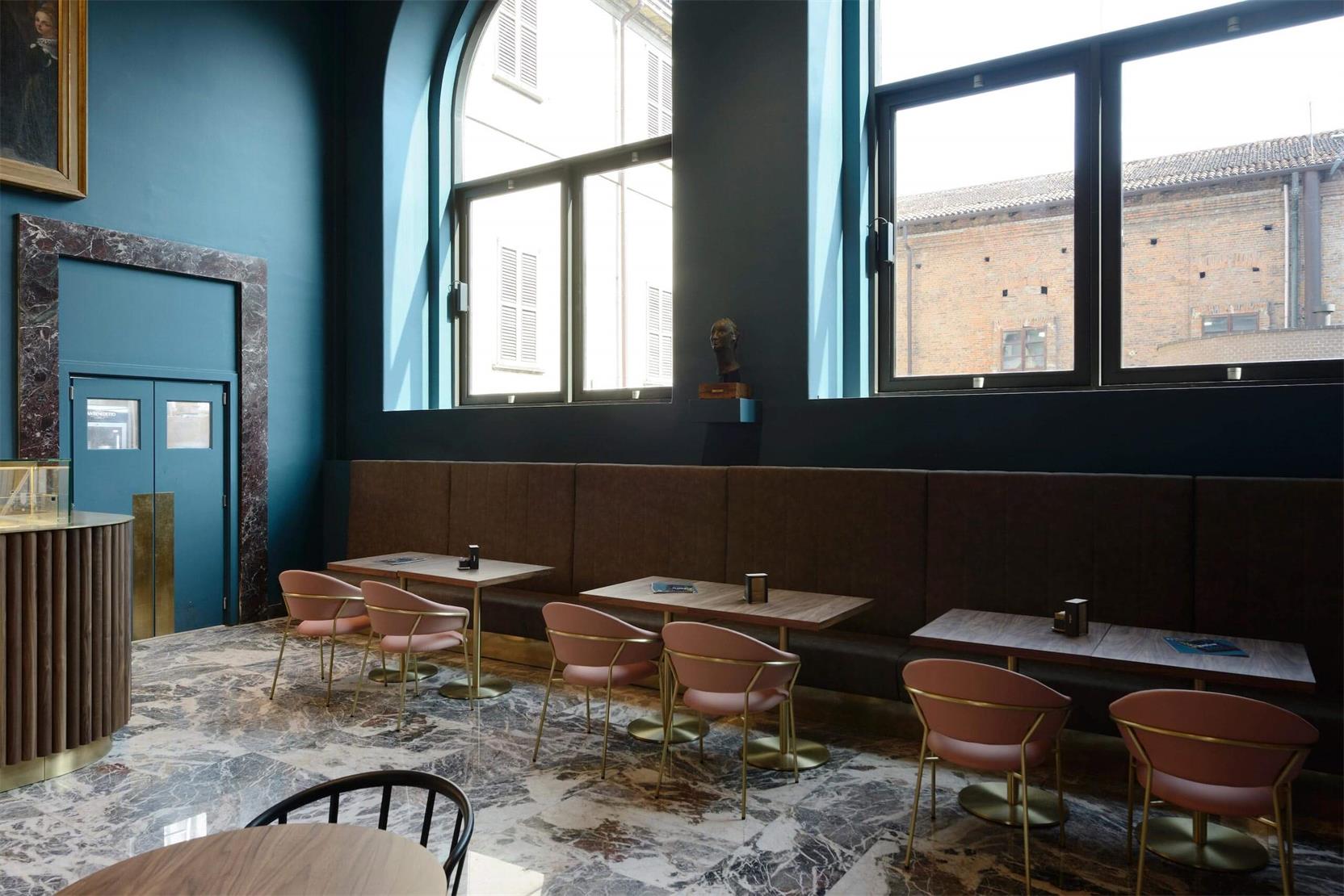 餐饮空间，国外空间设计，布雷拉画廊，Caffè Fernanda咖啡馆，新古典主义，意大利，米兰