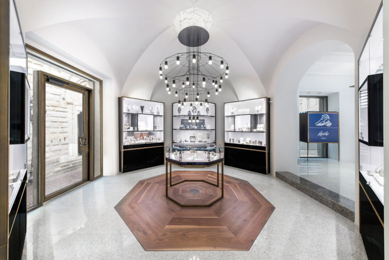珠宝店设计，商业空间，Gioielleria Cozzari珠宝店，奢侈品牌